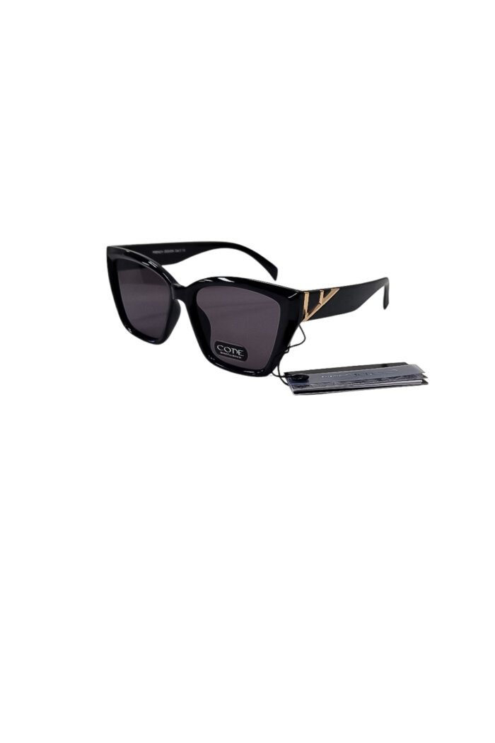 Okulary Przeciwsłoneczne Damskie UV 400 Czarne - obrazek 2