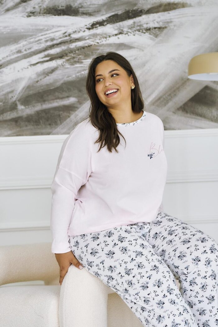 PIŻAMA ELLA 3466 R.4XL-6XL DR - obrazek 2