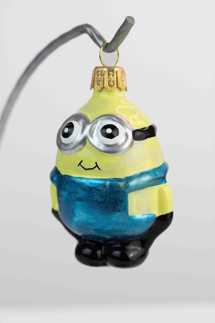 Bombka na Choinkę ze Szkła Boże Narodzenie - Minionek - obrazek 3
