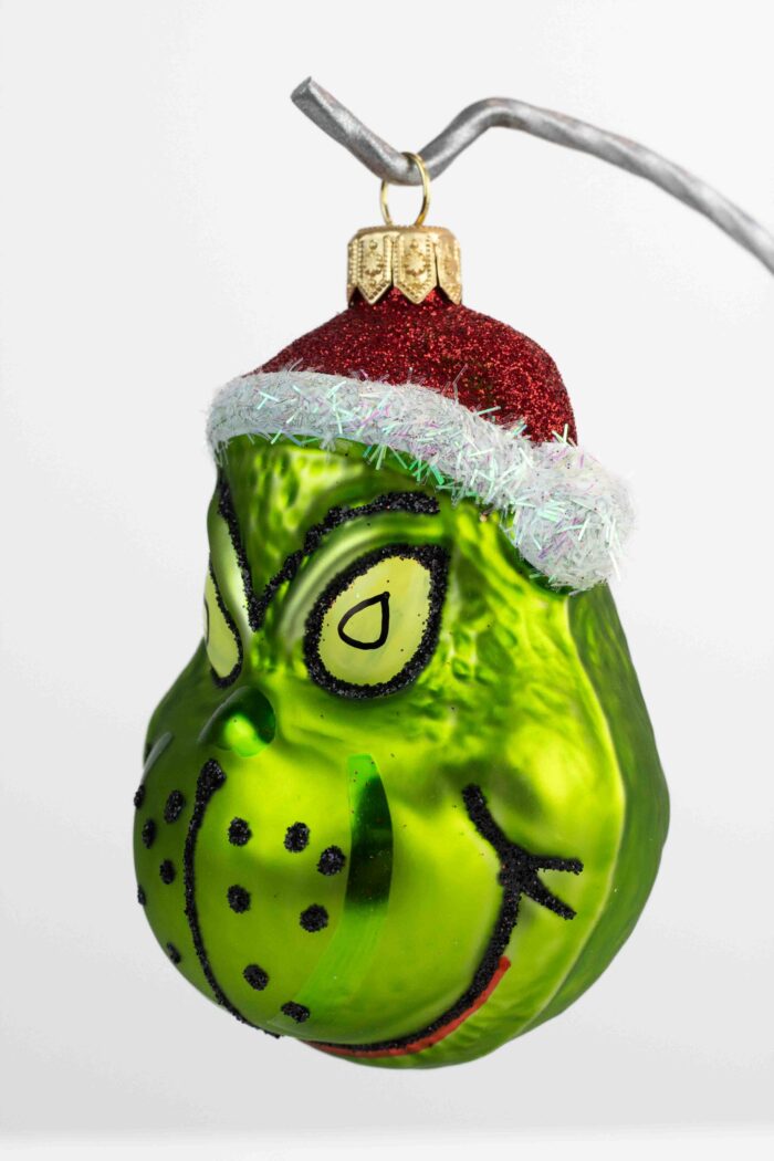 Bombka na Choinkę ze Szkła Boże Narodzenie - Grinch Duży - obrazek 2