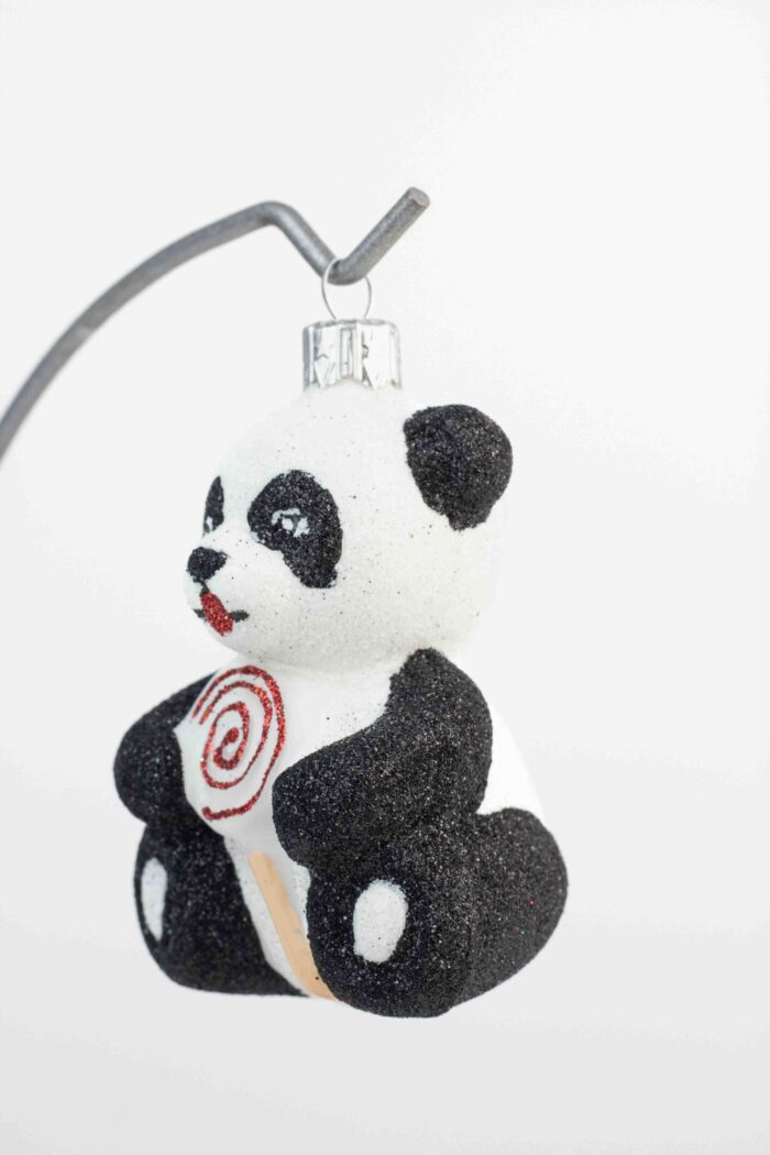 Bombka na Choinkę ze Szkła Boże Narodzenie - Panda - obrazek 2