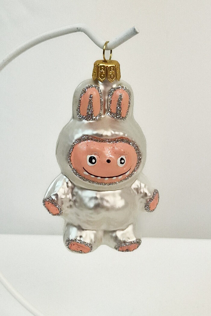 Bombka Świąteczna Ala'Labubu - Idealna na Prezent - Srebrna - obrazek 7