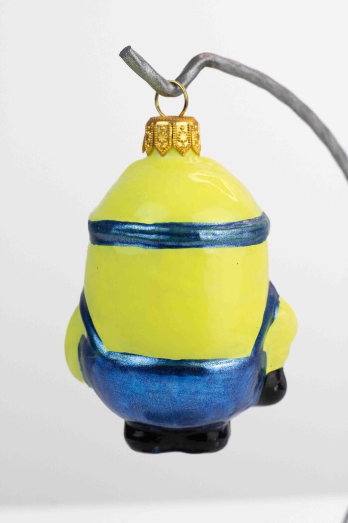 Bombka na Choinkę ze Szkła Boże Narodzenie - Minionek z Dziubkiem - obrazek 2