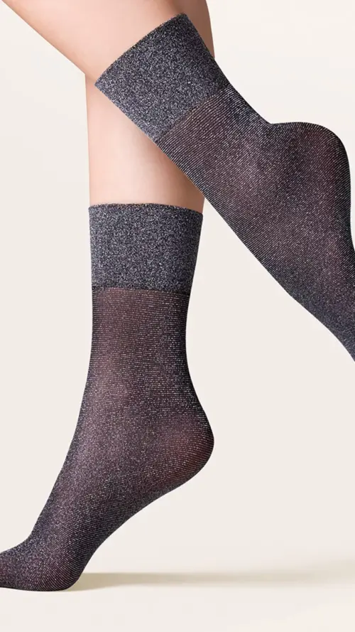 Błyszczące Skarpetki Rajstopowe Gabriella Tova