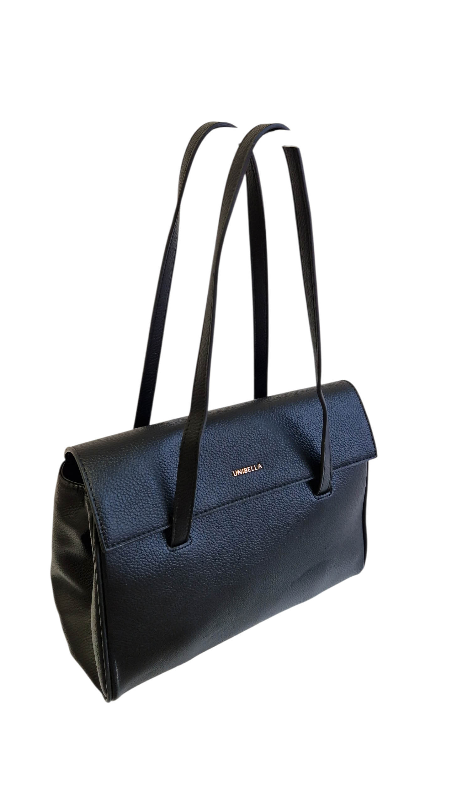 Sklep internetowy NeliNo Klasyczna Torebka na Ramię z Klapą Czarna