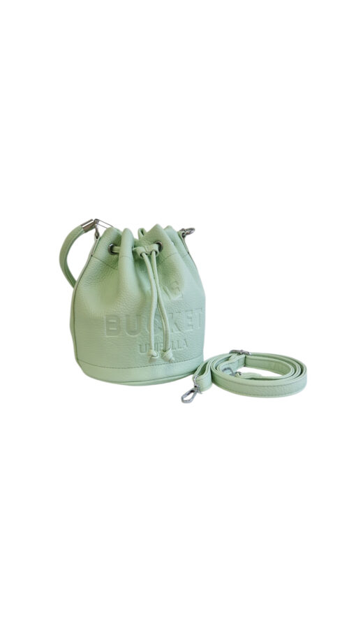 Miętowa Kobieca Torebka Worek typu Bucket