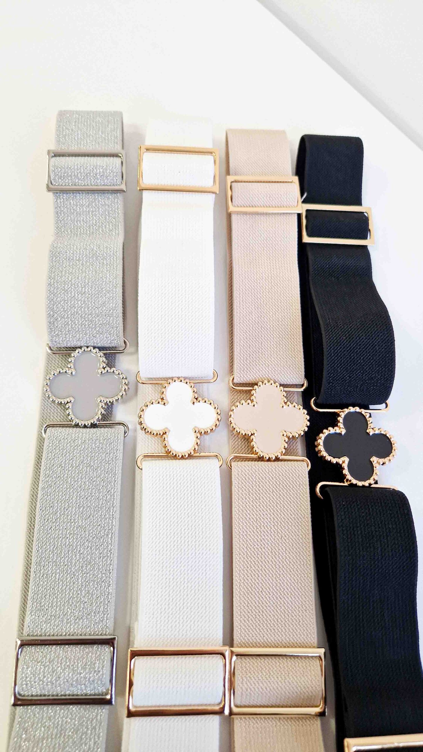 Sklep internetowy NeliNo Stylowy Pasek Damski z Elegancką Klamrą Srebrny - obrazek 2