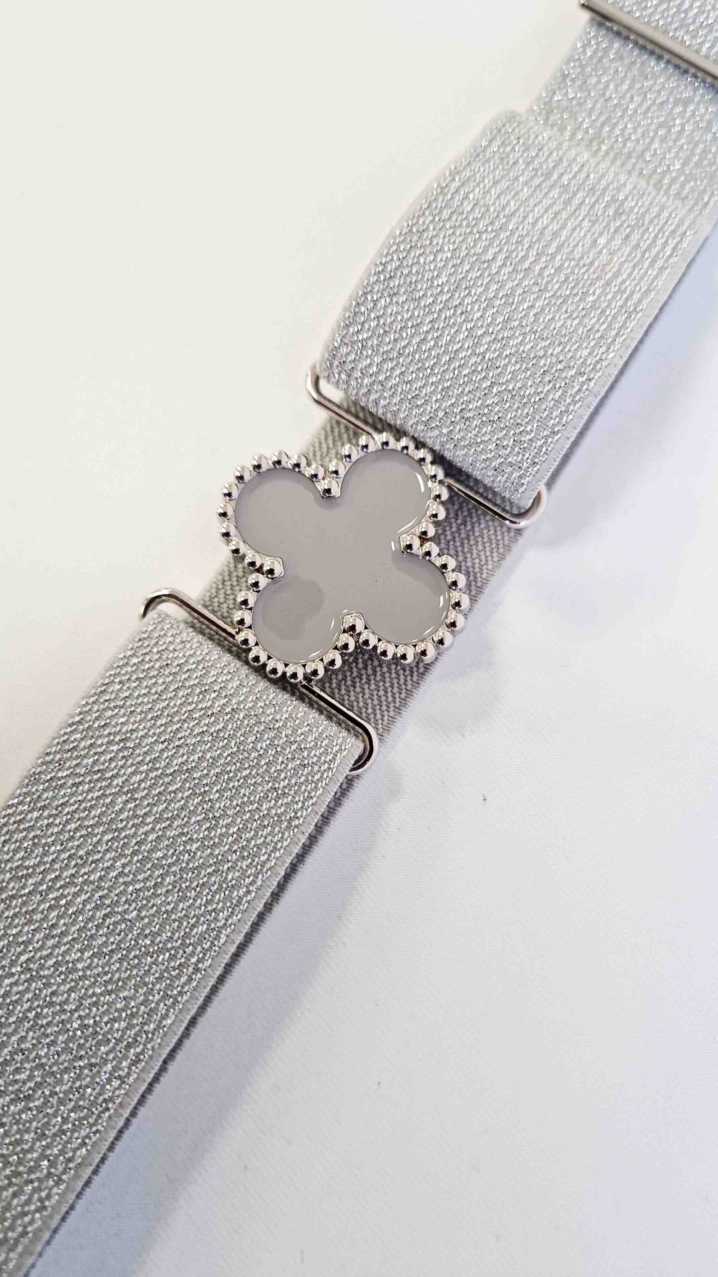 Sklep internetowy NeliNo Stylowy Pasek Damski z Elegancką Klamrą Srebrny