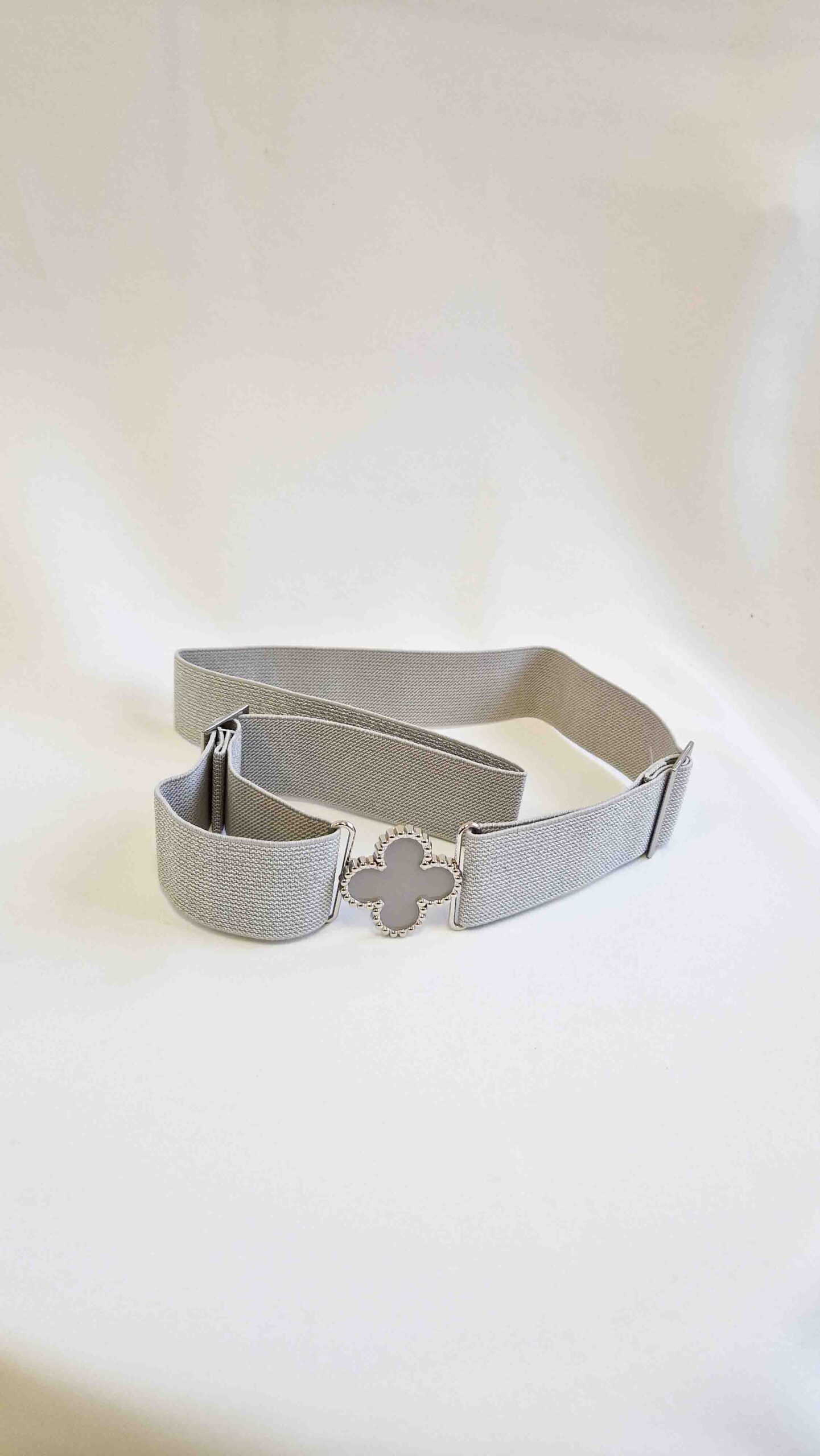 Sklep internetowy NeliNo Stylowy Pasek Damski z Elegancką Klamrą Srebrny - obrazek 3