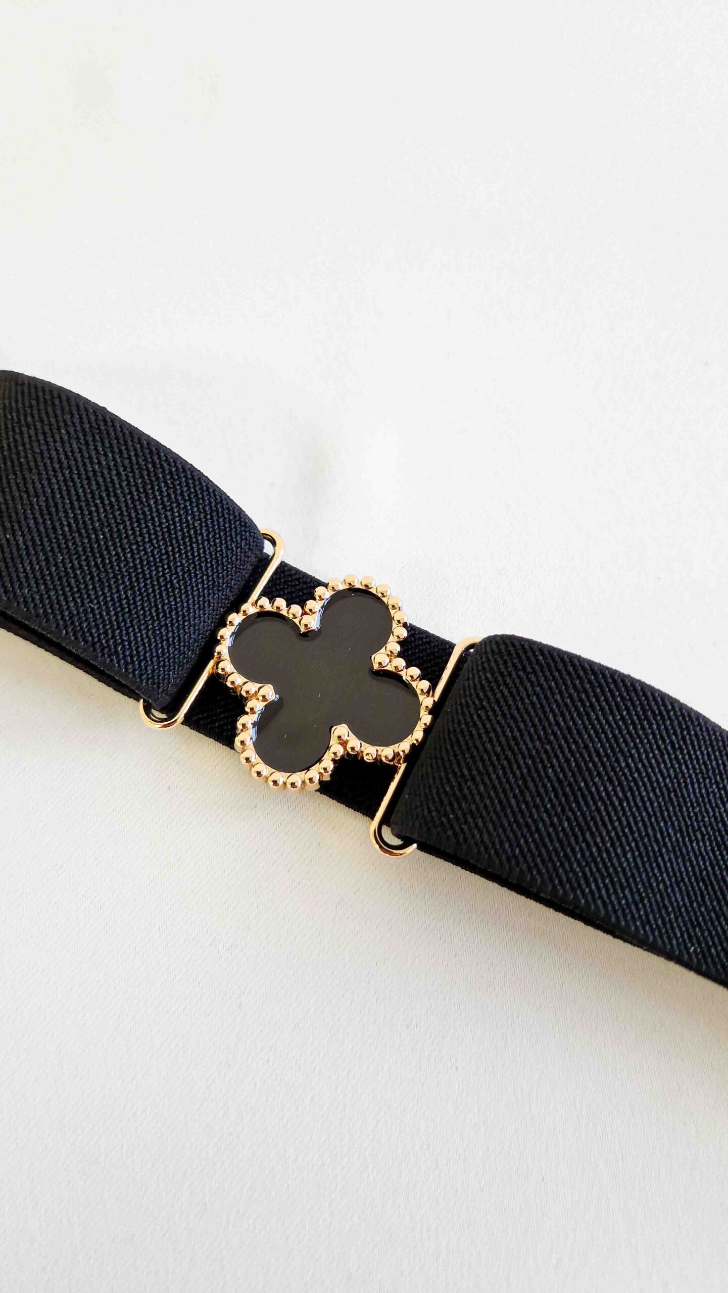 Sklep internetowy NeliNo Stylowy Pasek Damski z Elegancką Klamrą Czarny