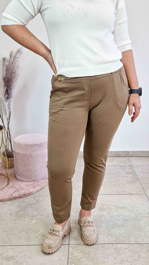 Fango Spodnie Damskie z Paskiem Punto Reni