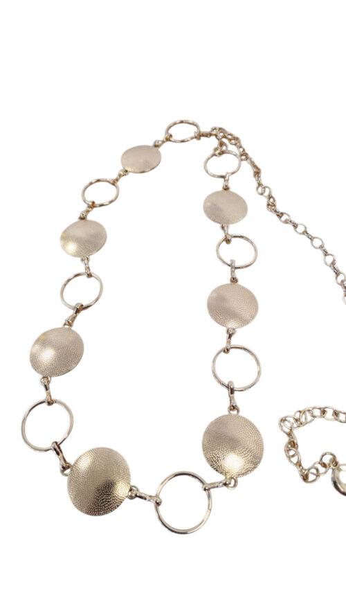 Biżuteryjny Pasek Damski Łańcuszek Koła