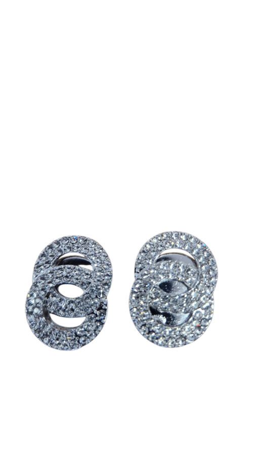 Spinki na Guziki z Cyrkoniami Srebrne Kółka