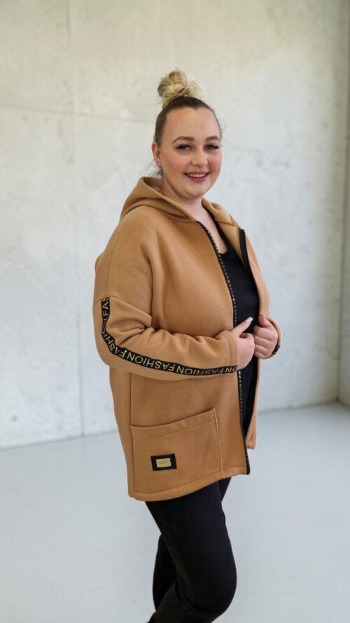 Ciepła Bawełniana Bluza Damska z Kapturem