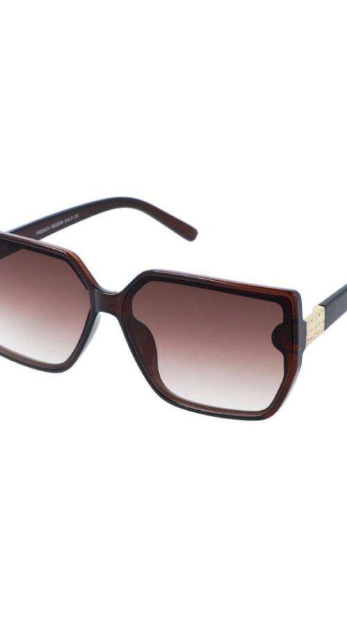 Okulary Przeciwsłoneczne Damskie z UV 400 Exlusive Brązowe 389