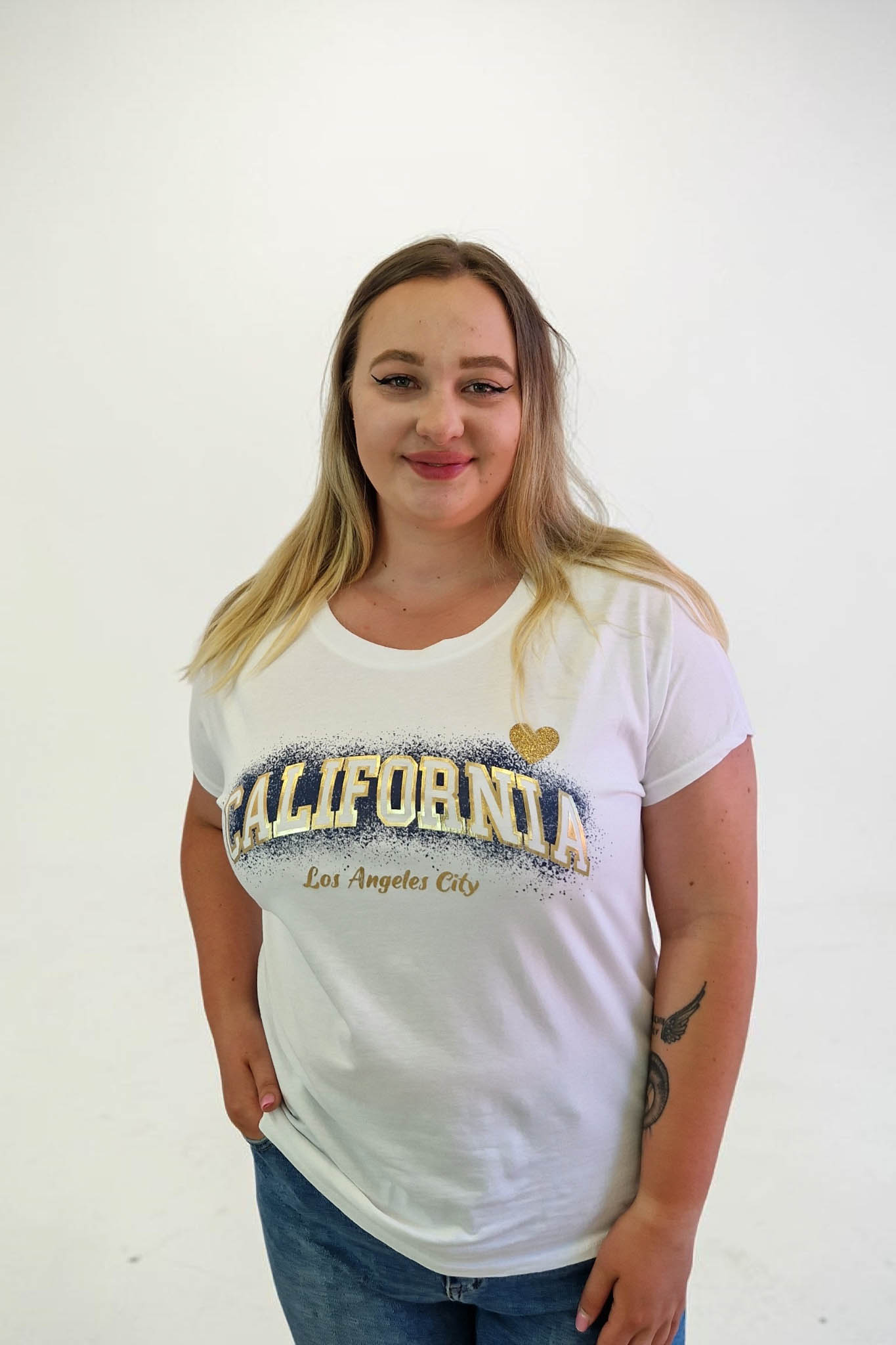 Sklep internetowy NeliNo Bawełniany T-shirt z Napisem California