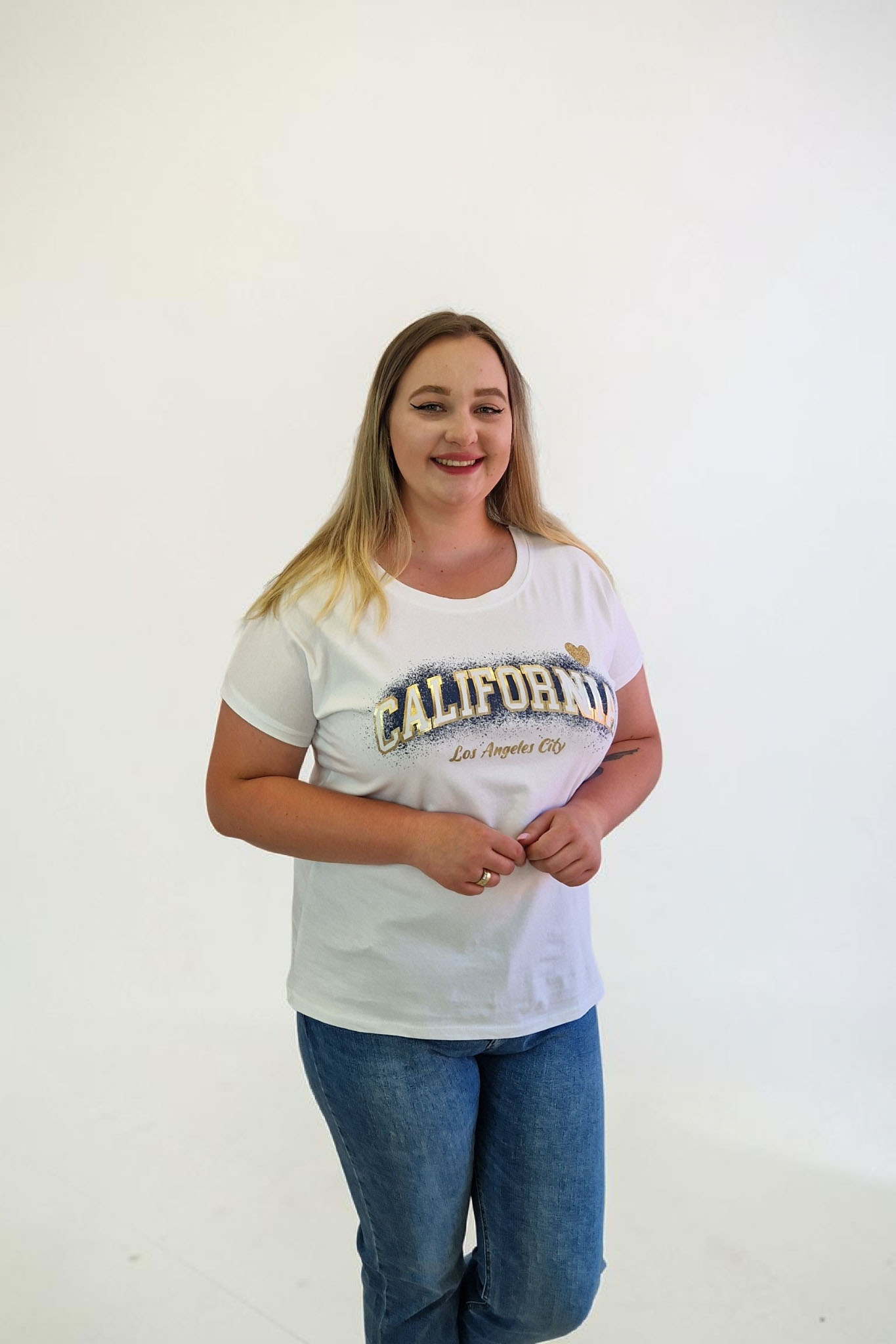 Sklep internetowy NeliNo Bawełniany T-shirt z Napisem California - obrazek 3